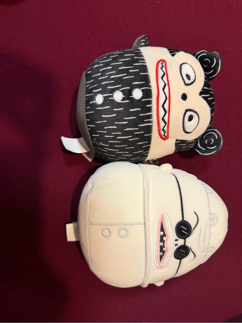 Disney Squishmallows nightmare before Christmas shock and Barrel